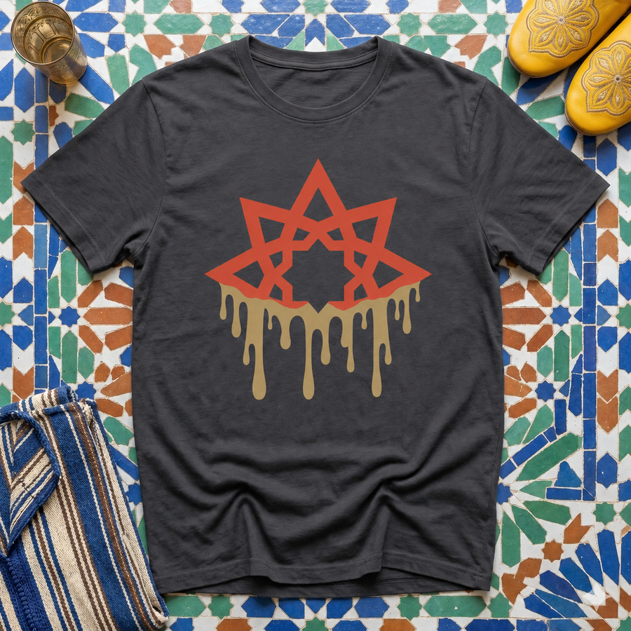 Melting Star — Casual T-Shirt