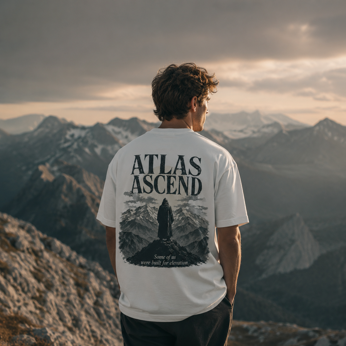 The Elevation — Heavyweight Oversized Tee editorial image