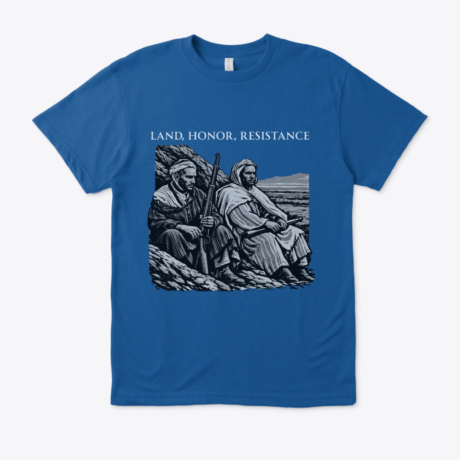 Land, Honor, Resistance — Casual T-Shirt
