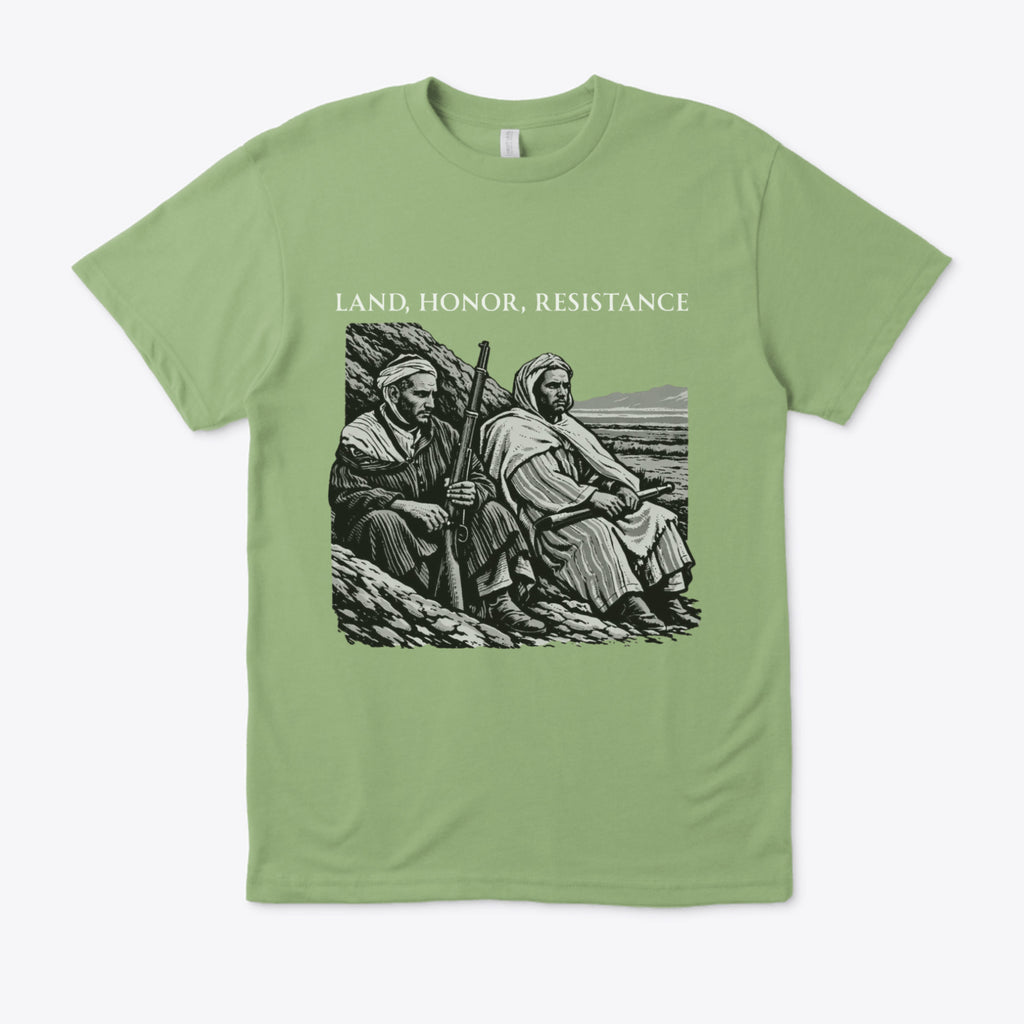Land, Honor, Resistance — Casual T-Shirt