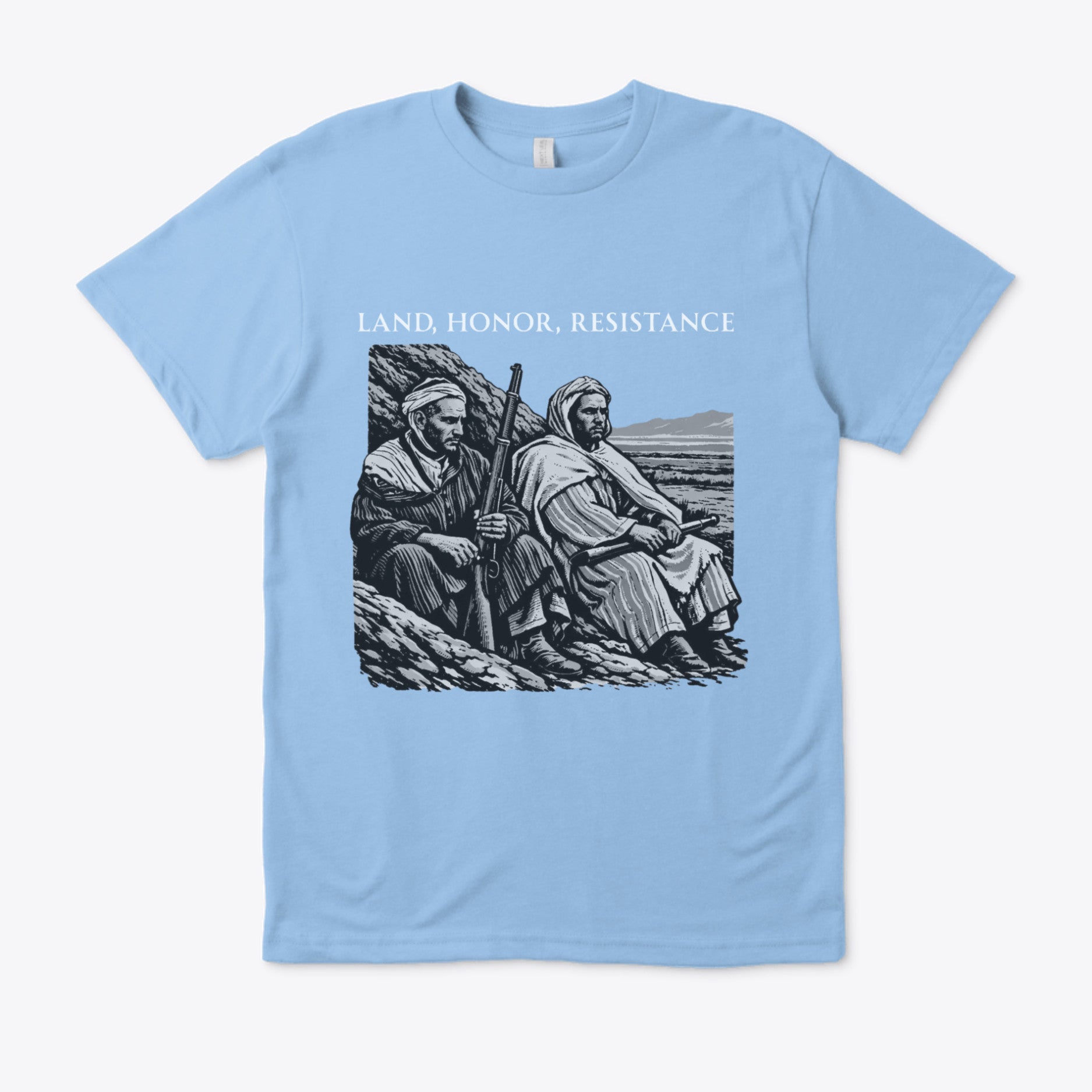 Land, Honor, Resistance — Casual T-Shirt